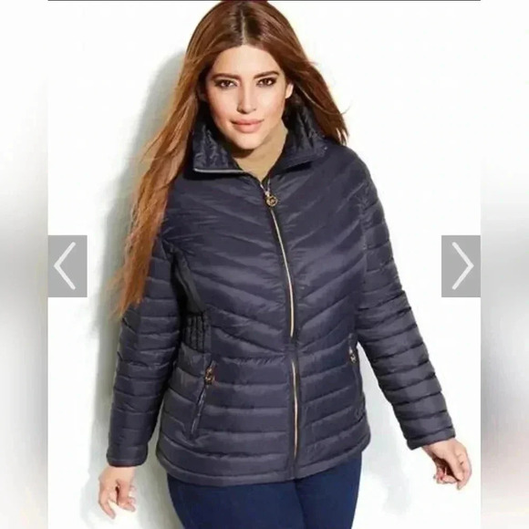 Michael Kors Packable Down Puffer Jacket Size M - Picture 1 of 9